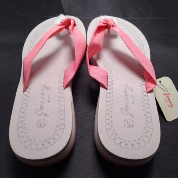 Jeossy Women's Arch Support Flip Flops Sandals Classic Outdoor Shoes Sz.11-11.5 - Picture 2 of 4